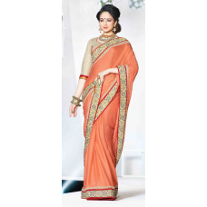 Superb Massive Bordered Wedding Wear Saree